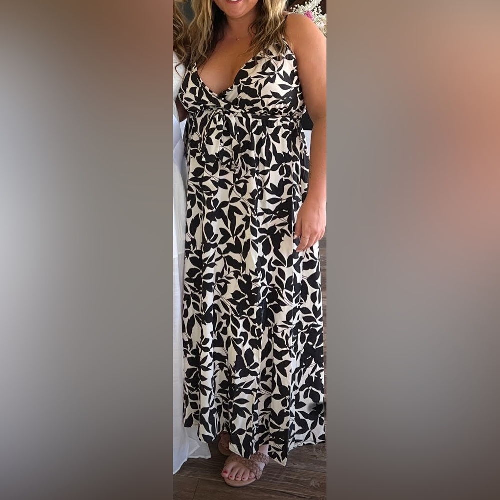 floral maxi dress